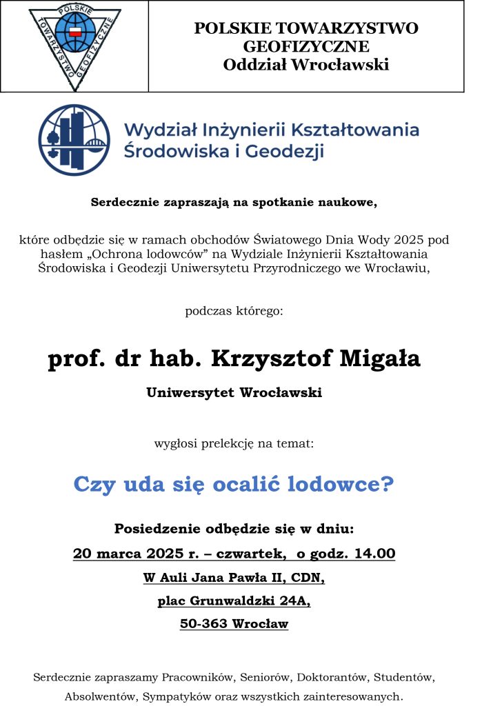 PTGeof - prelekcja Krzysztof Migała
