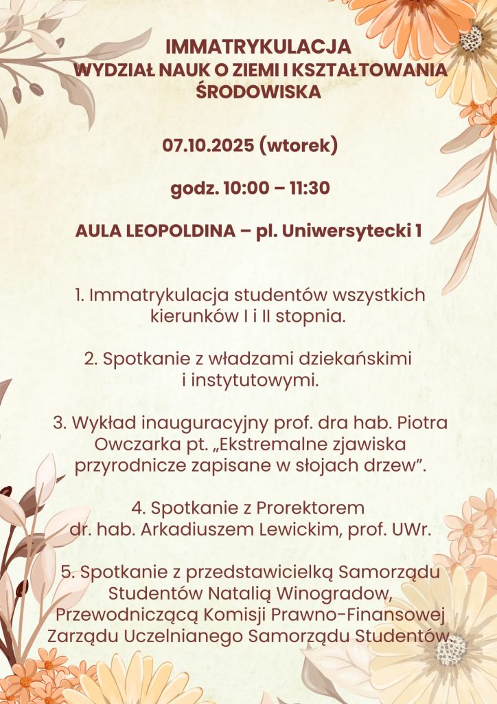 Immatrykulacja 2025