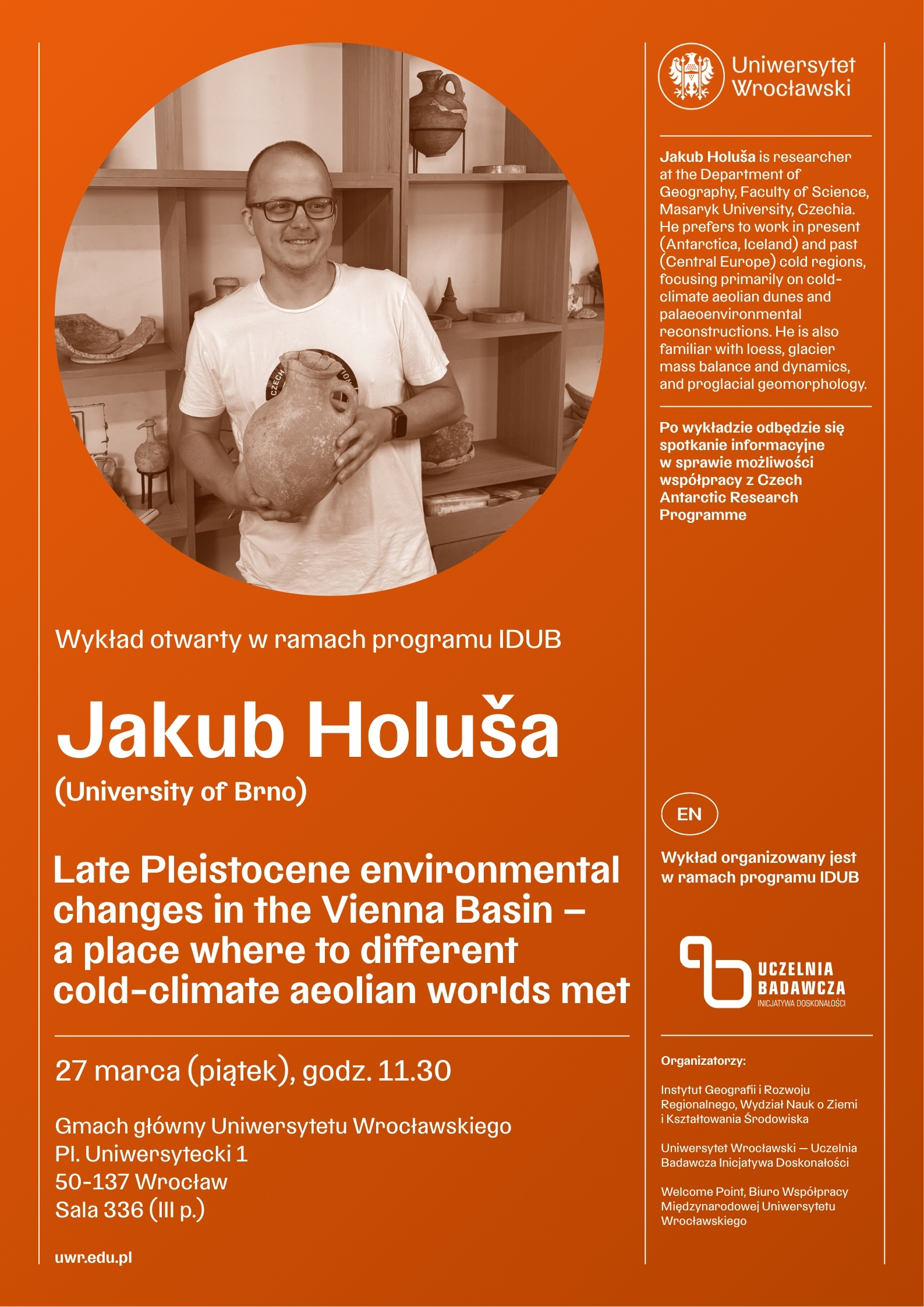 Jakub Holusa wykład IDUB