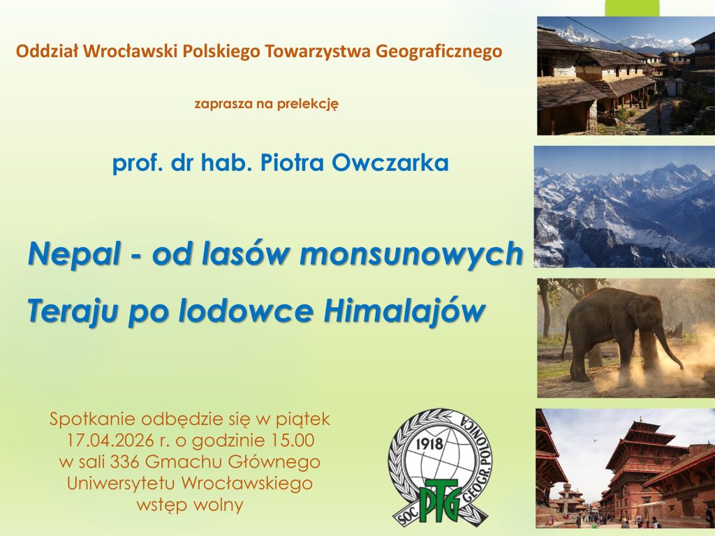Prelekcja PTG Piotr Owczarek